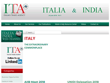 Tablet Screenshot of italiaindia.com